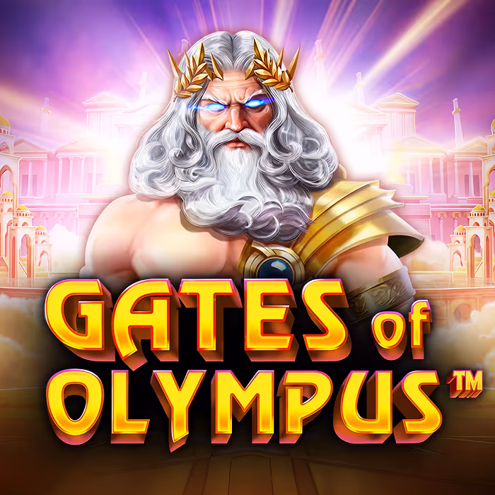Gates of Olympus - Greek mythology slot featuring Zeus and cascading wins with multiplier symbols